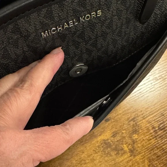 Michael Kors Winston Dark Gray Signature Pocket Tote - Picture 8 of 8